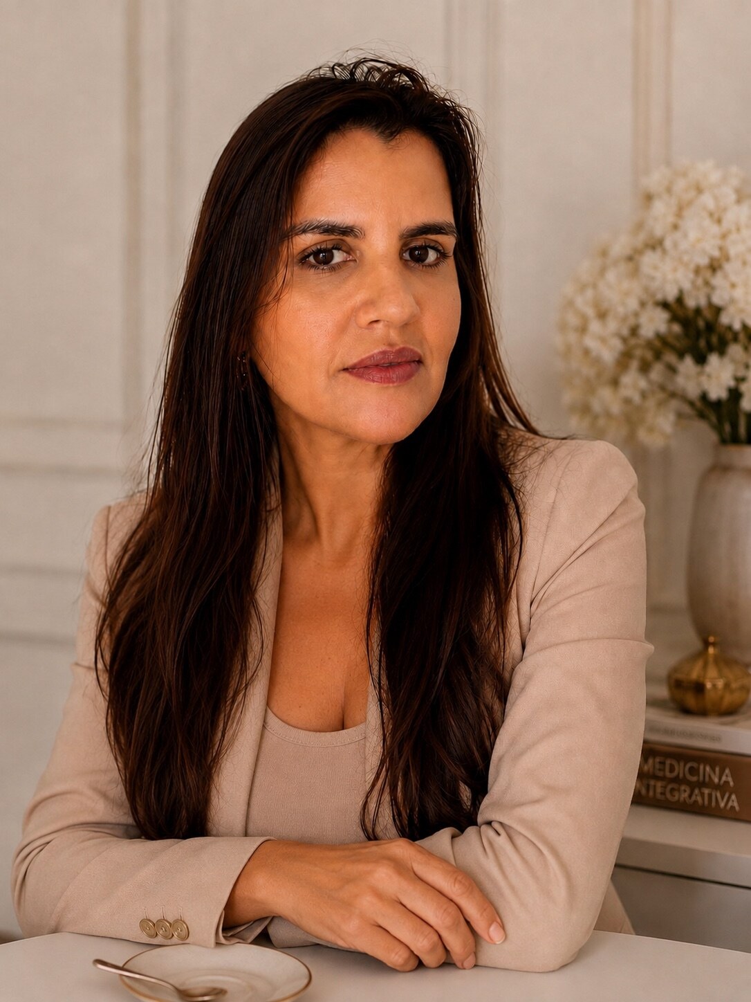 Retrato profissional recente da Dra. Carina Sandes